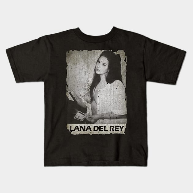 Lana Del Rey Kids T-Shirt by WHITE ANGEL STUDIO